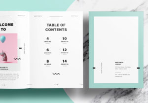 Free Indesign Portfolio Templates With Green Design