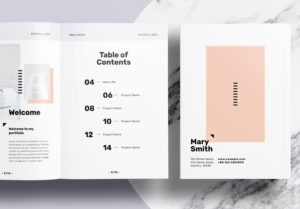 Free InDesign Minimal Portfolio Layout Templates