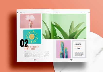 Free InDesign Portfolio Layout Templates