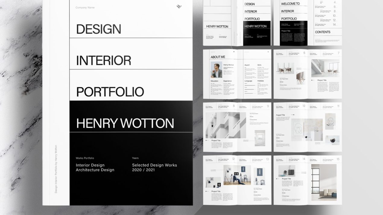 Portfolio Free Templates Graphic Resources Unsell Design