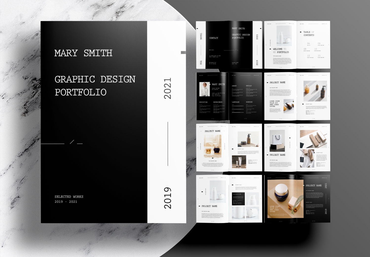 Al evrilebilir Ya mur Portfolio Design Template Ibbreformada