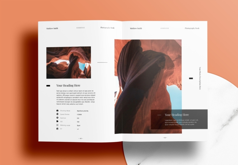 Free InDesign Photography Portfolio Template