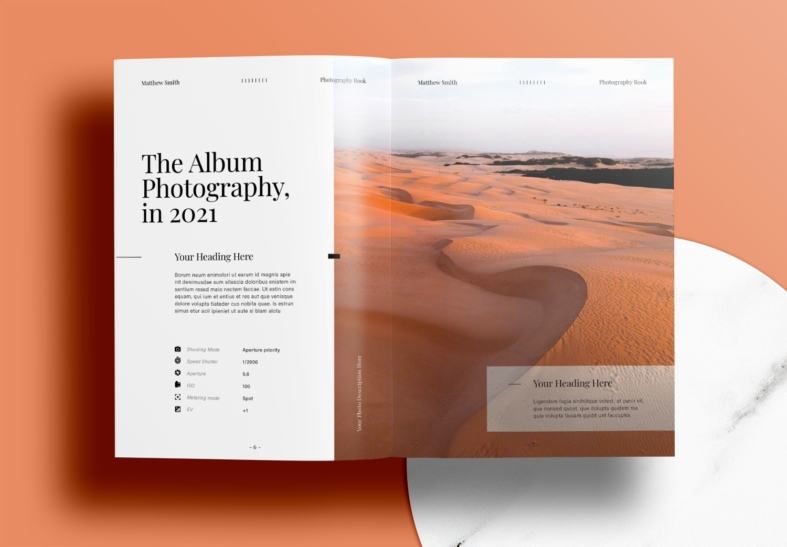 Free InDesign Photography Portfolio Template