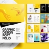 Free Modern Graphic Design Portfolio Layout InDesign Template